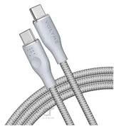 Voltme Powerlink Rugg Double Nylon Cable Type C to Type C 5A / 1M (100W) Emarker Gray - GulfStore.com