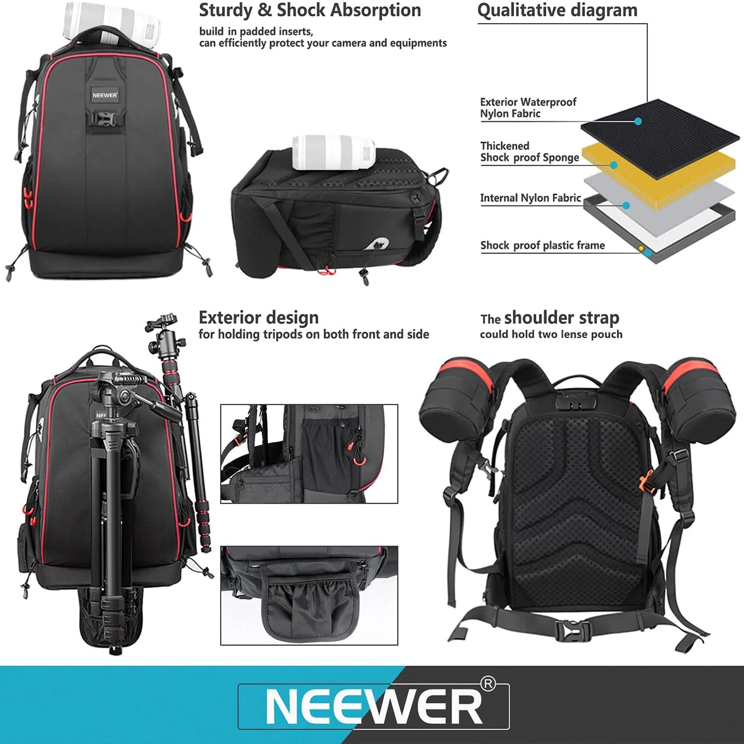 Neewer NW-XJB-D2330 PRO BACKPACK