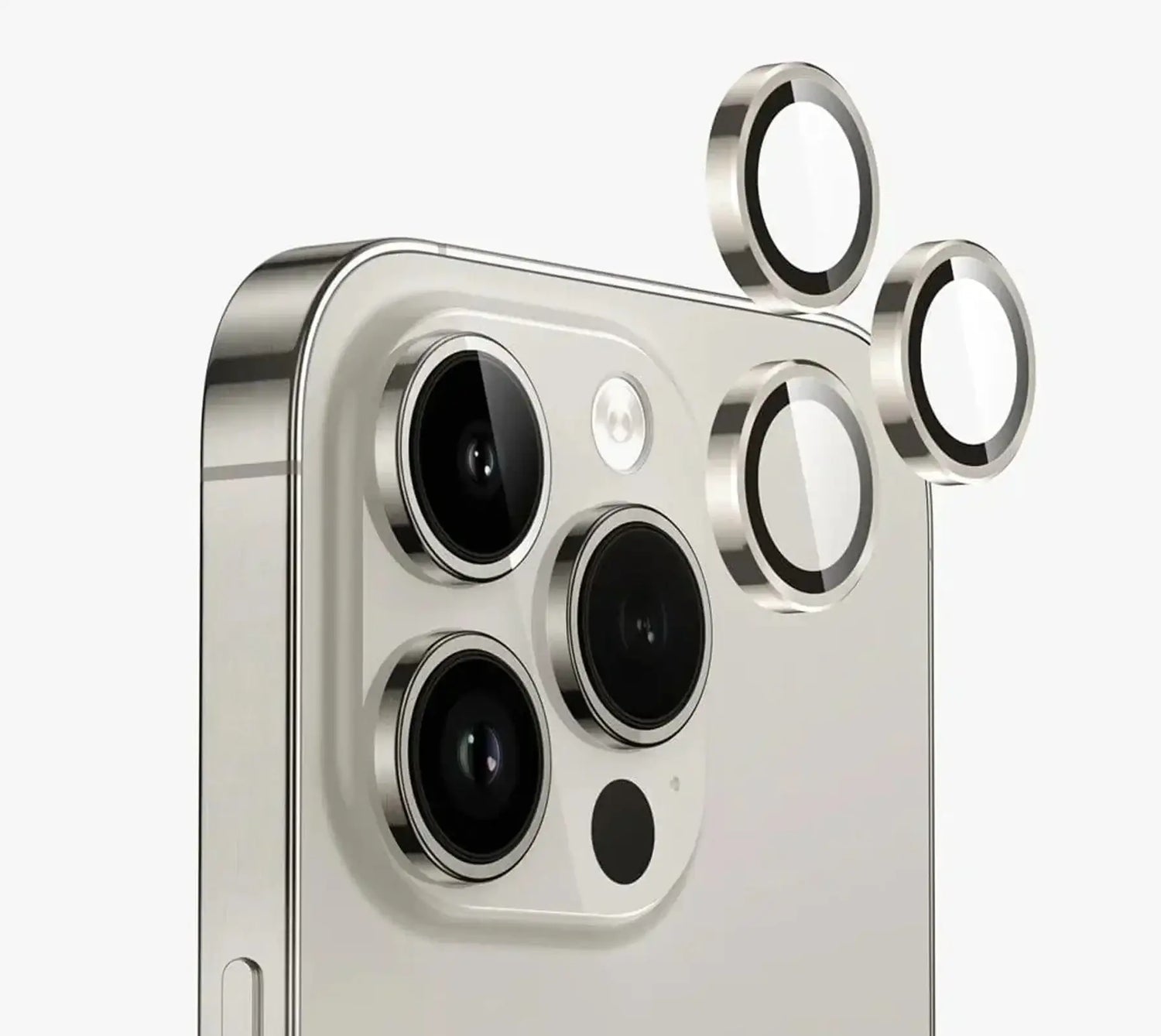 Go-Des lens protector glass for iphone 14 pro max color Titanium black - GulfStore.com