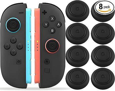 Thumb Grips For Nintendo Switch 2 (Joycons 8PCS) - Black - GulfStore.com