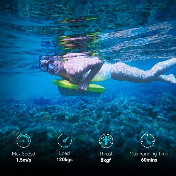 Asiwo Mako Electric Water Kickboard for Kids (Green) - GulfStore.com
