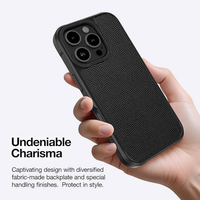 AmazingThing GLAMOUR MAGSAFE DROP PROOF CASE FOR IPHONE 16 PRO MAX 6.9 - BLACK IP166.9PGMBK - GulfStore.com