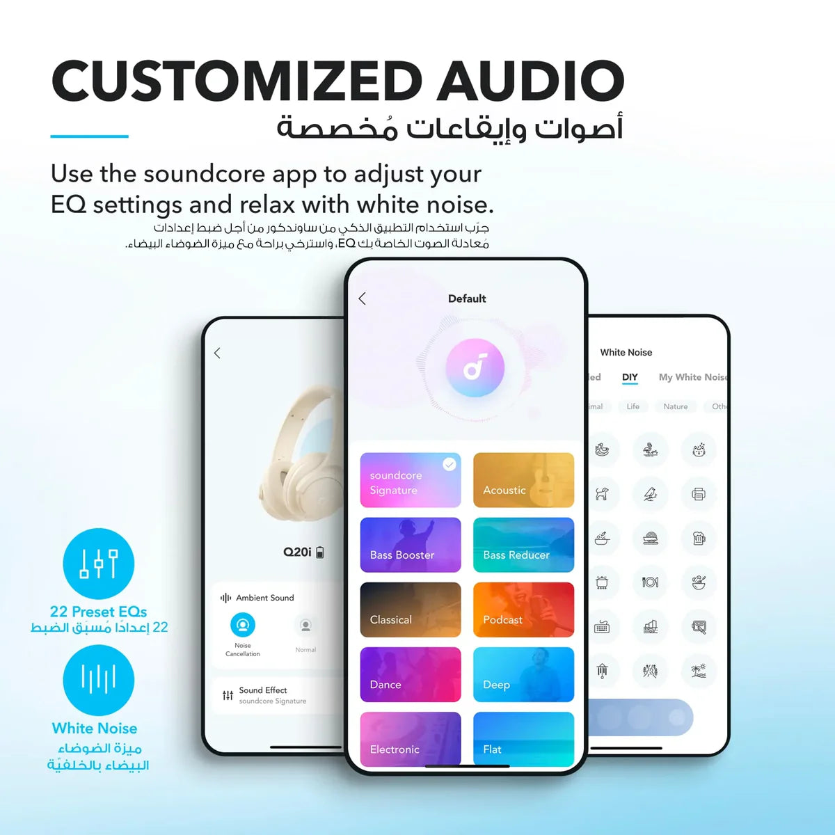 18775 | A3004H22 | SoundCore Q20i | White