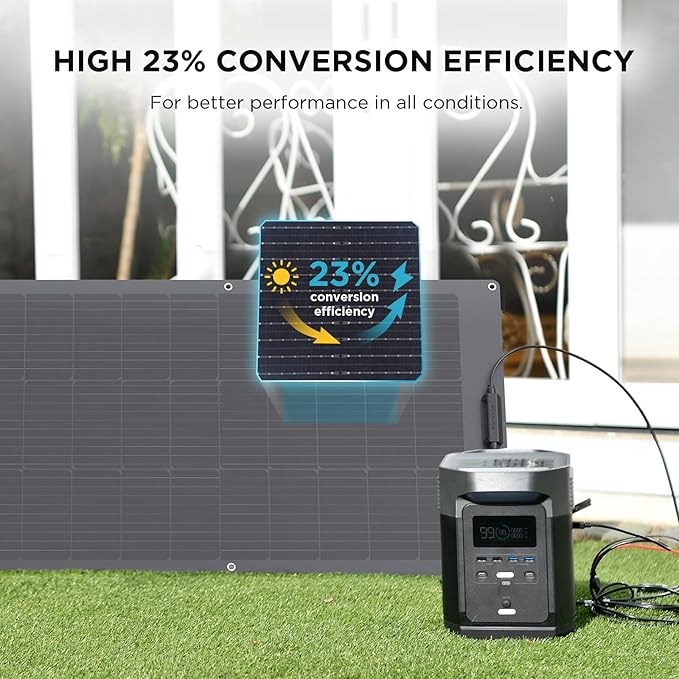 Ecoflow 100W Flexible Solar Panel - GulfStore.com