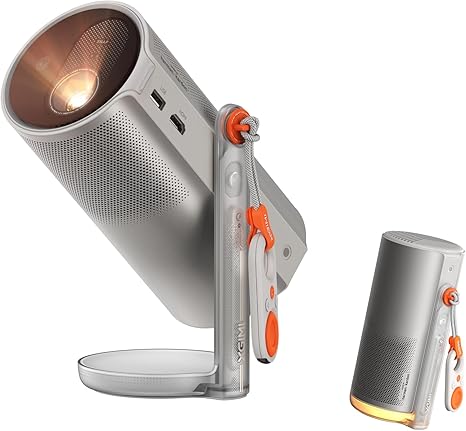 Xgimi Super powered by Triple Laser Built-in Battery360° Adjustable Built-in Stand All-in-One Vibes Machine Google TV with Licensed Netflix