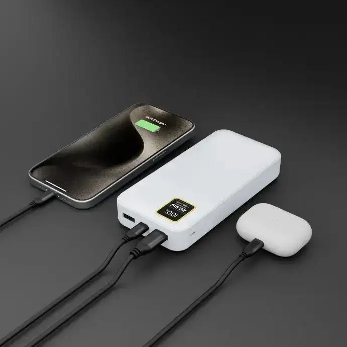 Porodo 20000mAh/22.5W Quick Charge Power Bank Dual USB-A Output - GulfStore.com