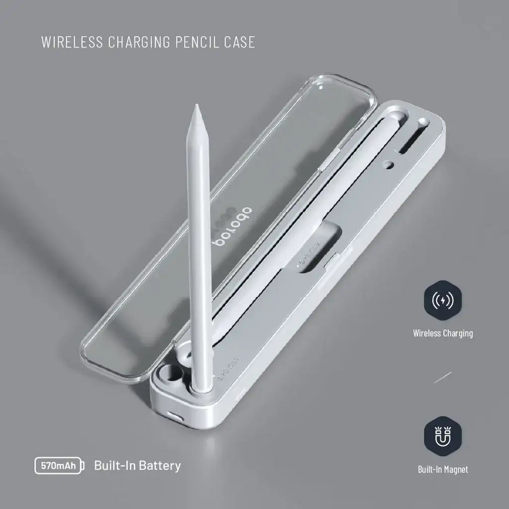 Porodo Wireless Charging & Storage For Pencil 1&2 Case - White - GulfStore.com