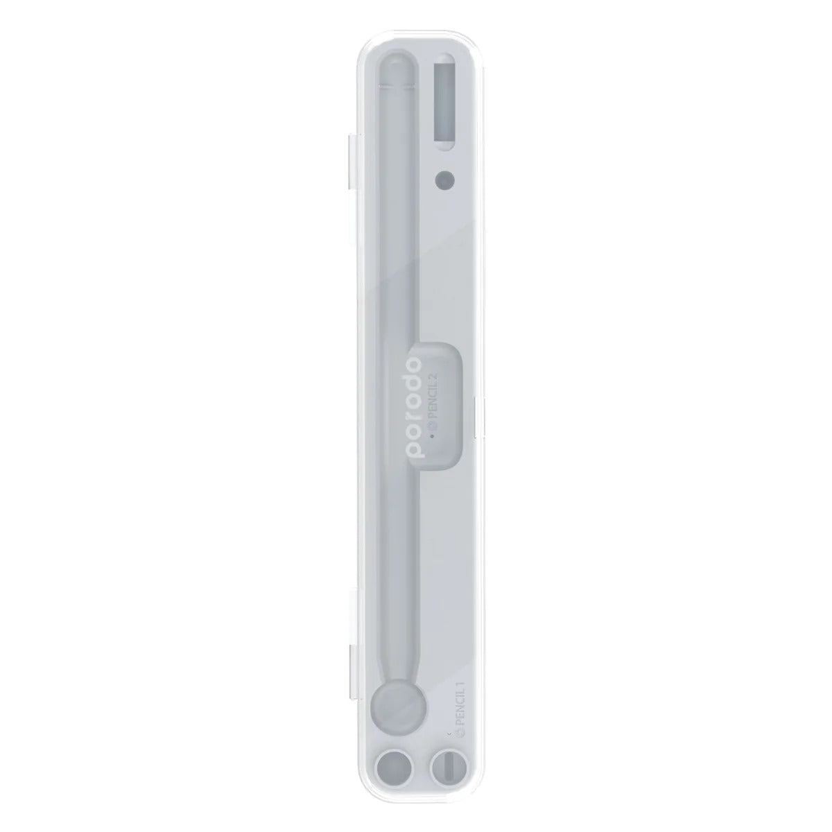 Porodo Wireless Charging & Storage For Pencil 1&2 Case - White