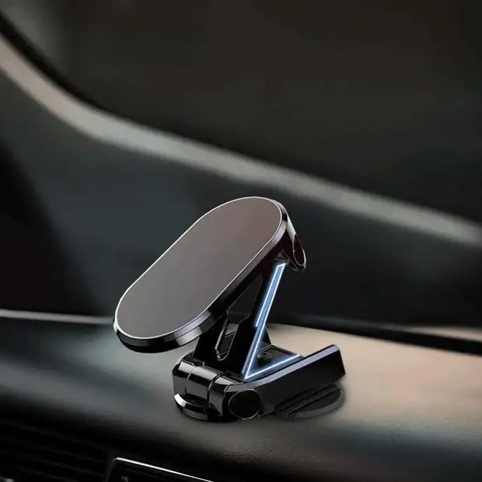Porodo Dashboard N50x6 Magnet Phone Holder with Metal Plate - Black - GulfStore.com