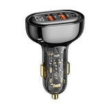 Brave 80W 3 Ports Transparent Digital Display Fast Car Charger PD & dual Q3.0 B-22 - GulfStore.com