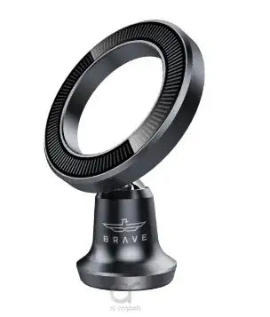 حامل الهاتف للسيارة Brave MagSafe BHL-52 - قابل للدوران 360 درجة، عالمي - أسود