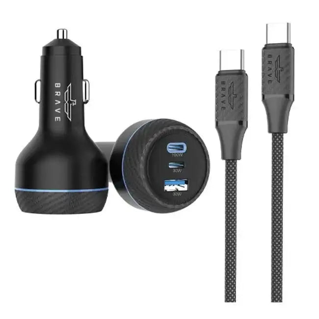 Brave | 160W 3port PD+QC Car Charger | BCC -25 - GulfStore.com