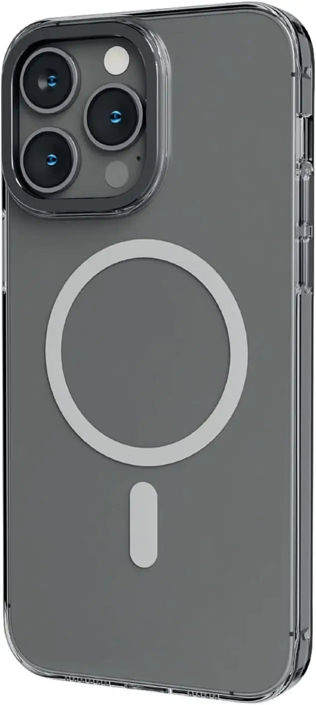 Levelo Magsafe Compatibility Sensa Clear Back Case iPhone 14 Pro Compatibility - Clear/Grey - GulfStore.com