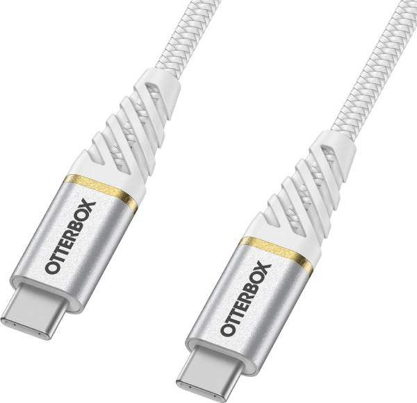 Otterbox USB-C to USB-C Fast Charge Cable – Premium 1 Meter (White) - GulfStore.com
