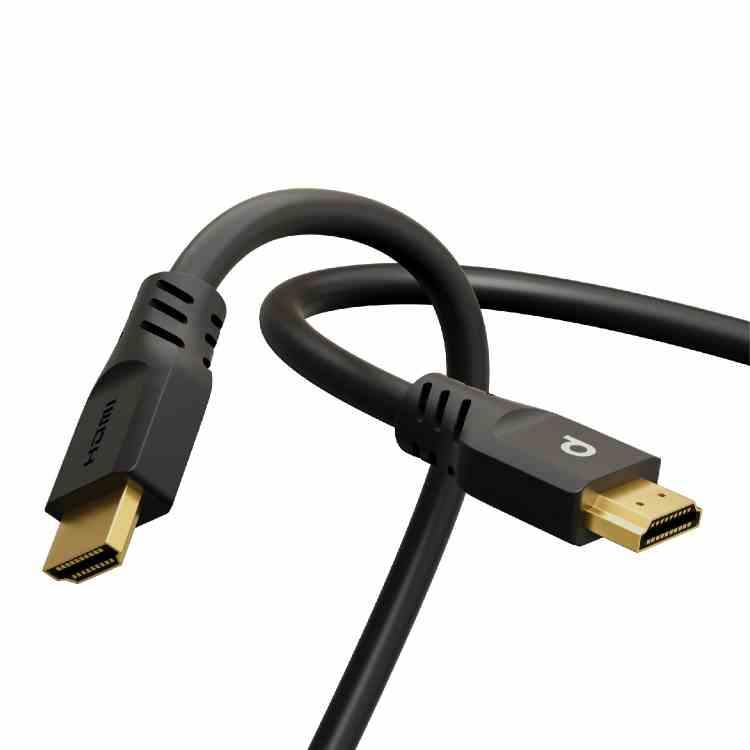 Porodo Blue 4K/60Hz HDMI Cable Ultra HD (3m/9.8ft) PB-HD4K3M-BK - Black - GulfStore.com