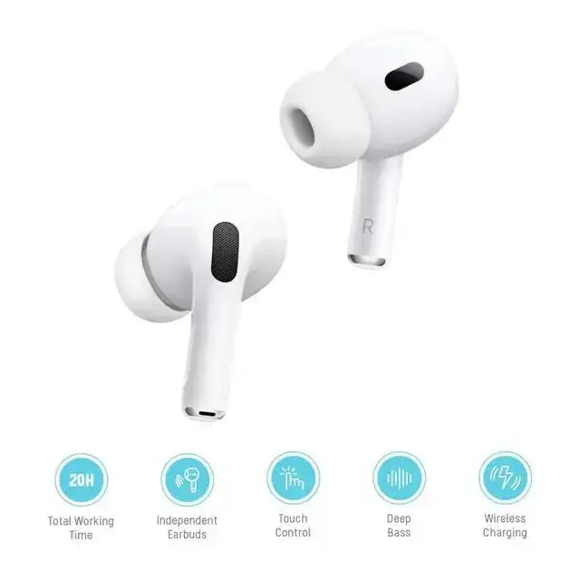 Porodo Blue Earbuds Pro 2 with Swipe Volume PB-ARPDP2-WH - White - GulfStore.com