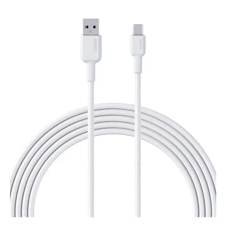 CB-BAL7-WH , Nylon Braided USB A to Lightning Cable (0.9m). White - GulfStore.com