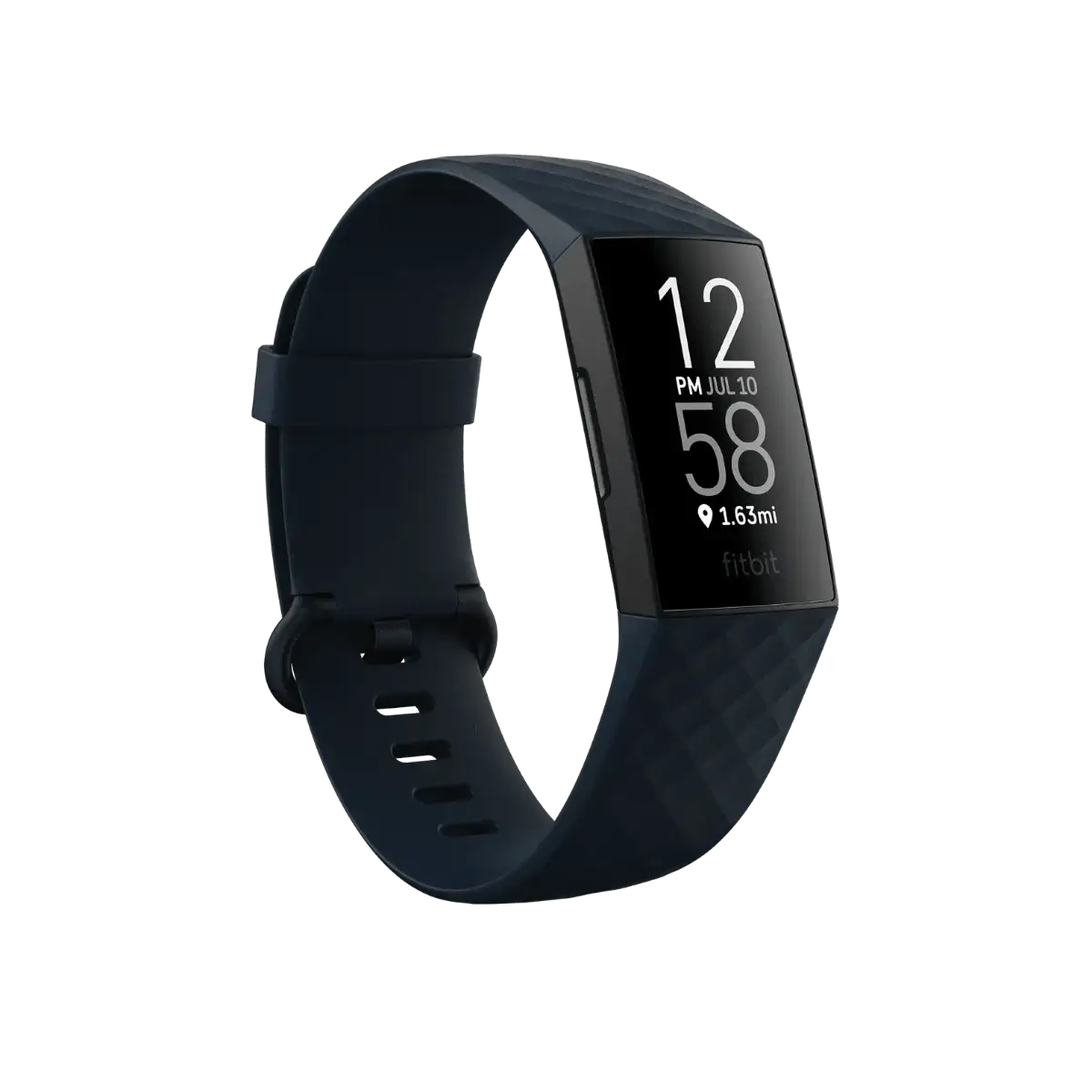 Fitbit Charge 4 Fitness Wristband With GPS (NFC) - Storm Blue/Black - GulfStore.com