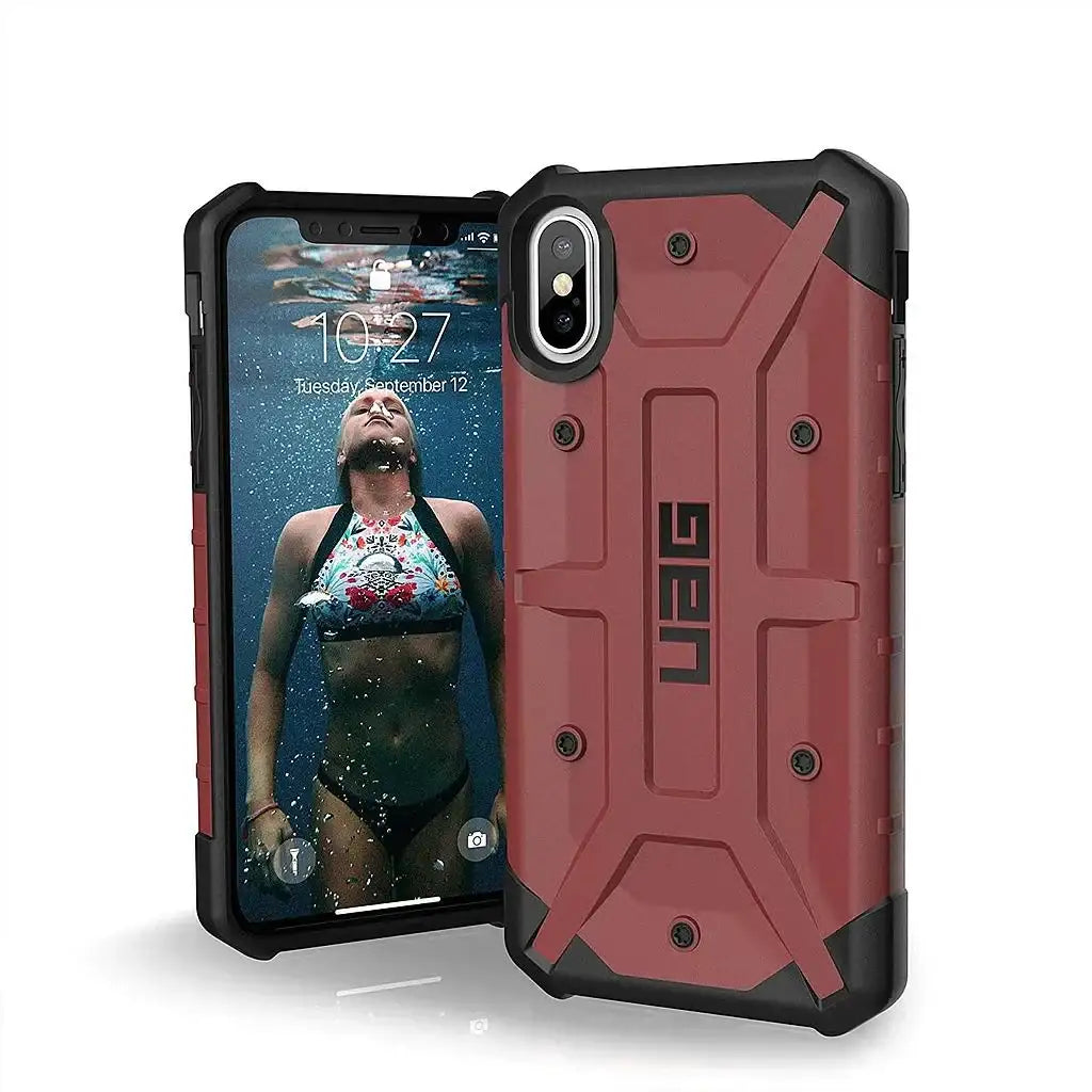 UAG iPhone XS Pathfinder Case - Carmine - GulfStore.com