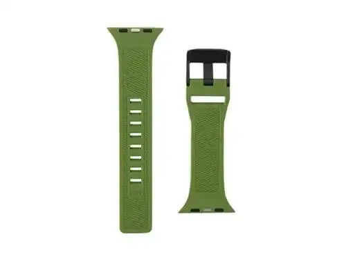 UAG Apple Watch 44mm/42mm Silicone Scout Strap - Olive - GulfStore.com