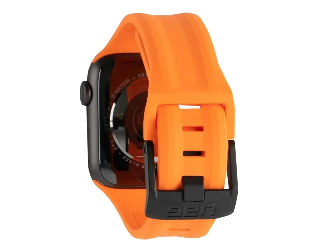 UAG Apple Watch 44mm/42mm Silicone Scout Strap - Orange - GulfStore.com