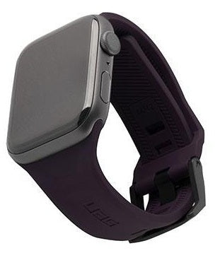 UAG Apple Watch 45mm/44mm/42mm Silicone Scout Strap (Aubergine) , 191488114949