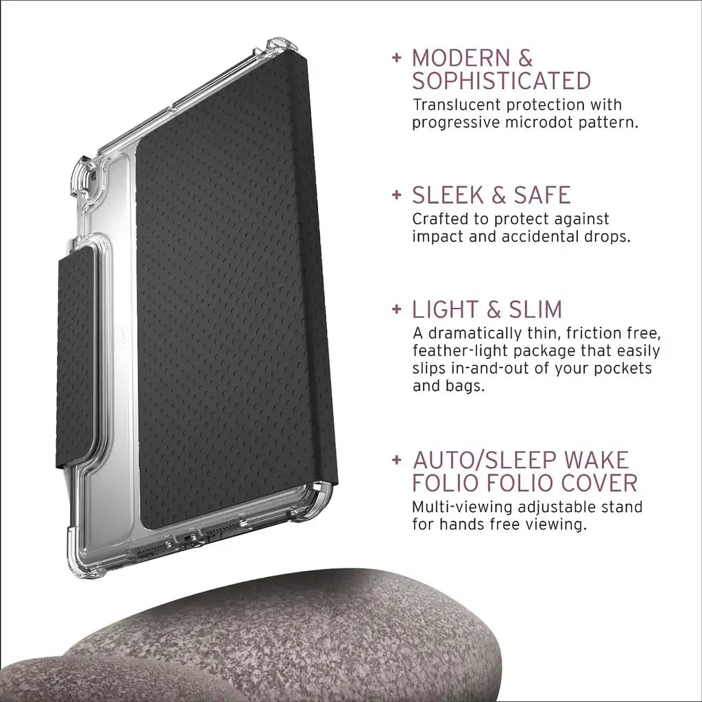 UAG U Lucent Case for iPad 10.2 - Black/Ice - GulfStore.com