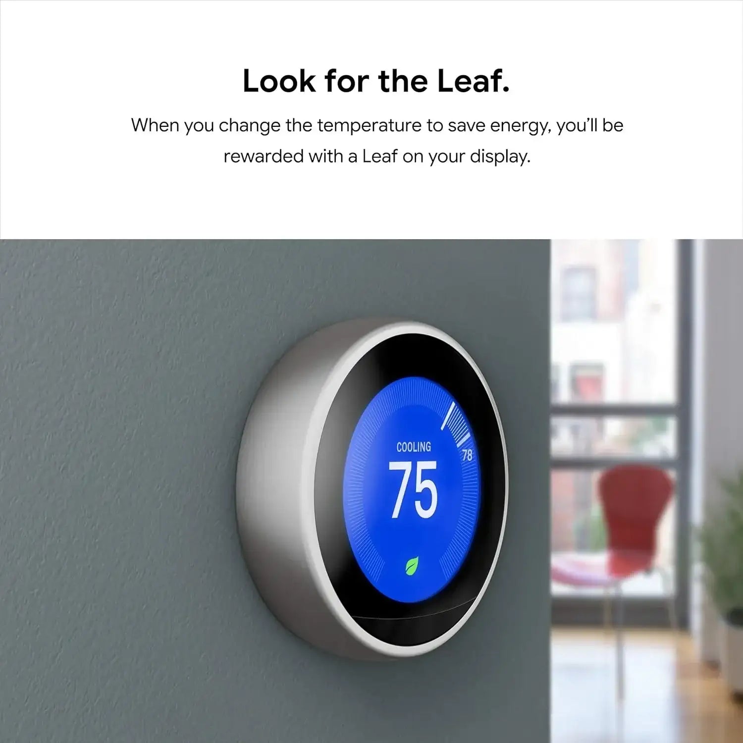 T3018US | Google Nest Learning Thermostat | Mirror Black - GulfStore.com