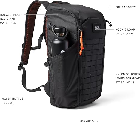 UAG Back Pack 20L Civilian , Olive Drab/Orange