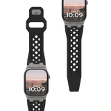 UAG | 194158114037 | UAG Apple Watch 49/45/44/42 Monarch Strap - Black/Titanium