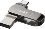 64GB Lexar® Dual Type-C and Type-A USB 3.1 flash drive, up to 130MB/s read - GulfStore.com
