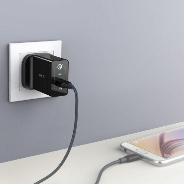 Anker PowerPort + 1 with QC3.0 and IQ ANK-A2013-BK