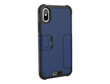 UAG iPhone XS Metropolis Case - Cobalt/Silver - GulfStore.com