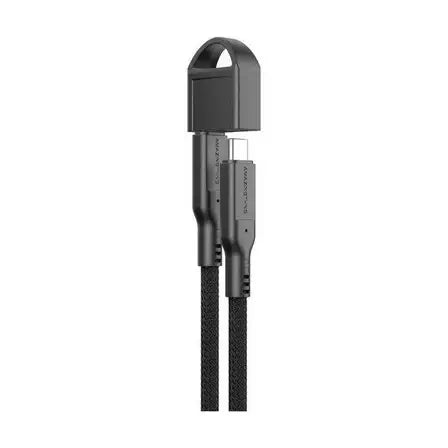 AMAZINGTHING , AT THUNDER PRO WITH HOLDER USB-C TO USB-C , 5.0A 240 W GEN2 , 1.8 M , BLACK , THC1.8MBK - GulfStore.com