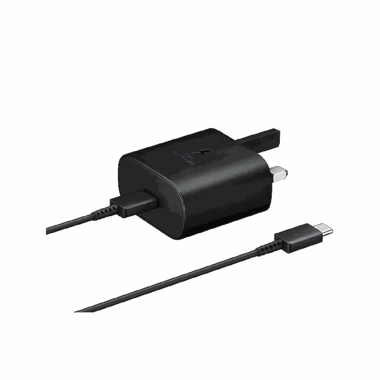 EP-TA800XBEGAE | SAMSUNG Power Adapter 25W PD | USB-C Port | USB-C To USB-C Cable - Black - GulfStore.com