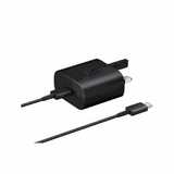 EP-TA800XBEGAE | SAMSUNG Power Adapter 25W PD | USB-C Port | USB-C To USB-C Cable - Black - GulfStore.com