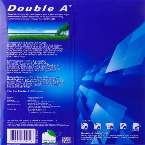 Double A Copy Paper A4 , 500 Sheet - GulfStore.com