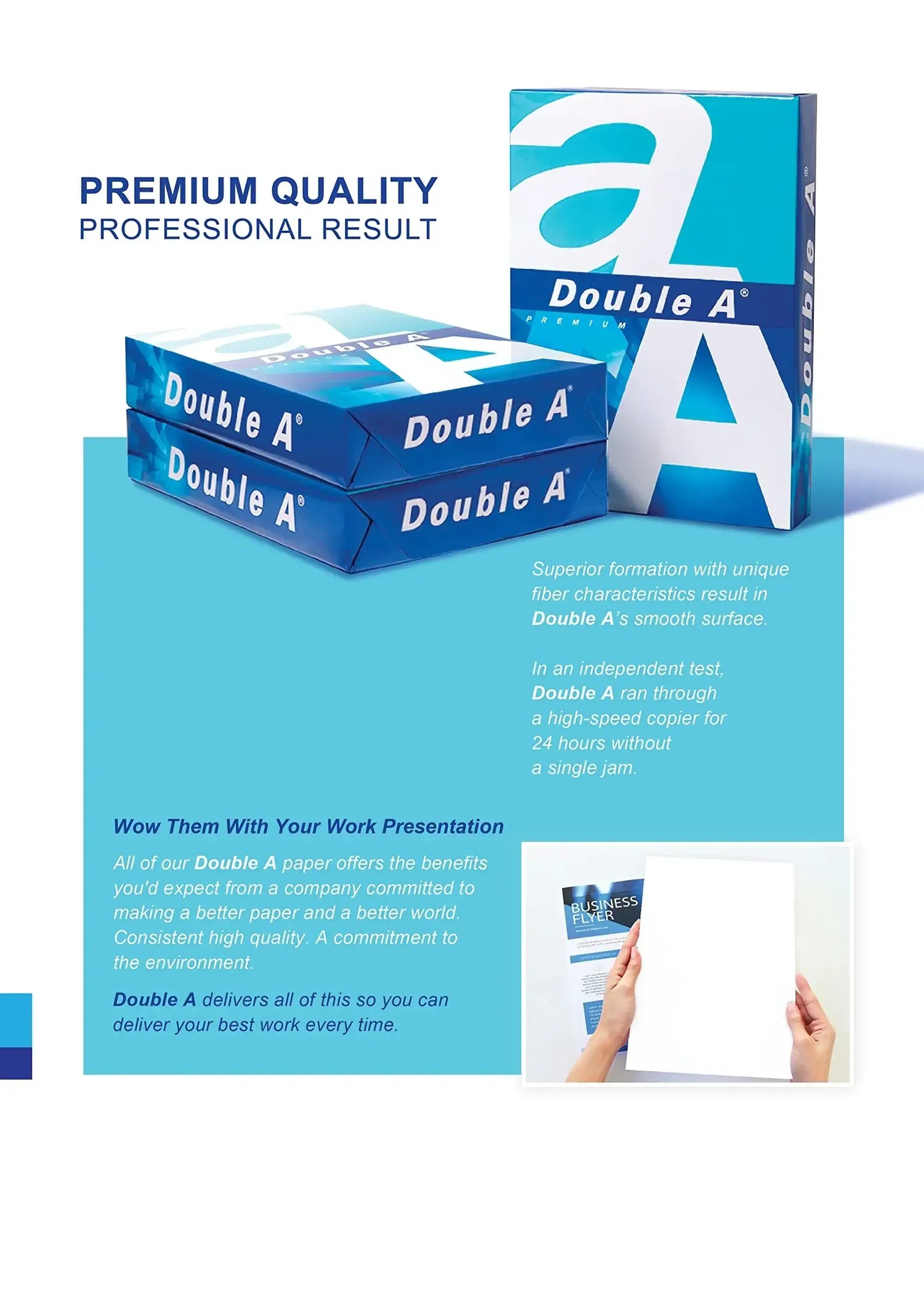 Double A Copy Paper A4 , 500 Sheet - GulfStore.com