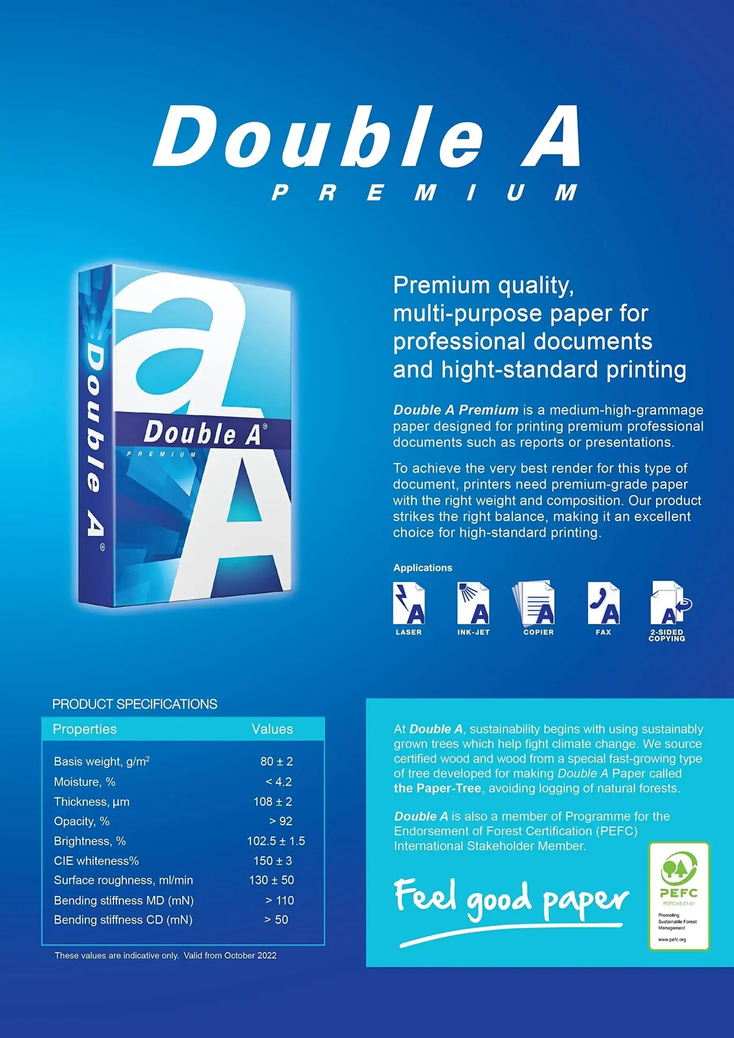 Double A Copy Paper A4 , 500 Sheet - GulfStore.com