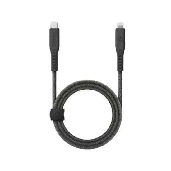 ENERGEA FLOW USB-C TO LIGHTNING CABLE 1.5M - BLACK - GulfStore.com