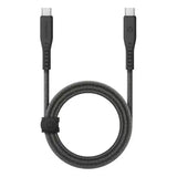 ENERGEA FLOW USB-C TO USB-C CABLE 1.5M - BLACK - GulfStore.com