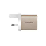 ENERGEA | Ampcharge 1-Port USB-C And 1-Port USB-A 35W GaN Wall Charger | Gun metal - GulfStore.com