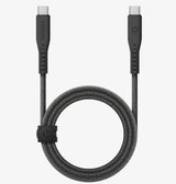 Energea Flow 10Gpbs USB 3.2 Gen 2 USB-C To USB-C Cable 10Gbps 240W With MCT 2m - Black - GulfStore.com
