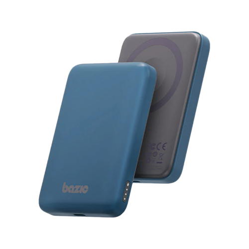 GPW-SNAP5K-BLU | بازك غو باور سناب 5K | باور بانك لاسلكي 3 في 1 سعة 5000 مللي أمبير في الساعة مع شاحن ساعة أبل | بابل جم