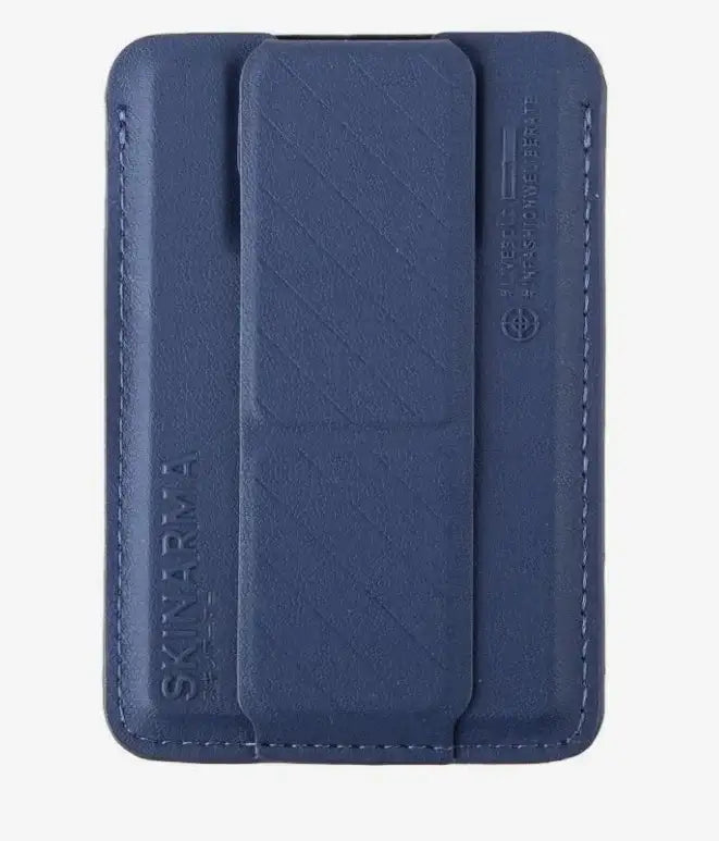 SKINARMA MAG-CHARGE CARD HOLDER WITH GRIP STAND ~ KADO Blue - GulfStore.com