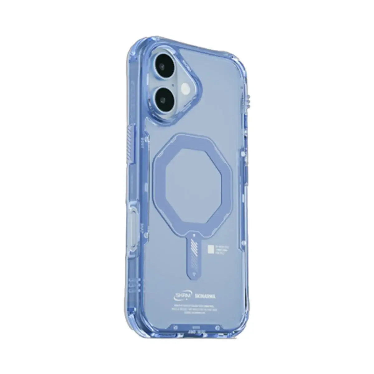 SkinArma |SK-2025IP6.3-SDOMS-SBL| Saido Mag Safe Case | For IPhone 17 , 6.3