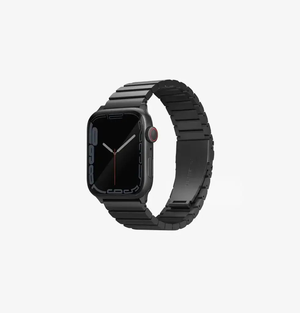Uniq Strova Apple Watch 44mm/42mm band - Black - GulfStore.com