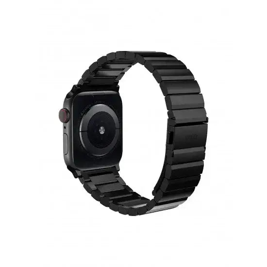 Uniq Strova Apple Watch 44mm/42mm band - Black - GulfStore.com