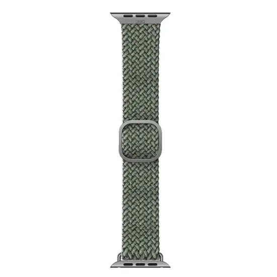 UNIQ ASPEN BRAIDED WATCH STRAP FOR APPLE WATCH 44/42MM - CYPRESS GREEN - GulfStore.com