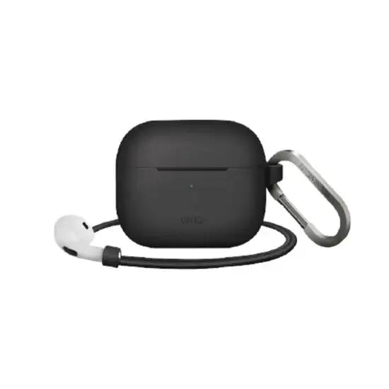 Uniq Vencer Silicone Hang Case for Airpods 3 - Charcoal Dark Grey - GulfStore.com